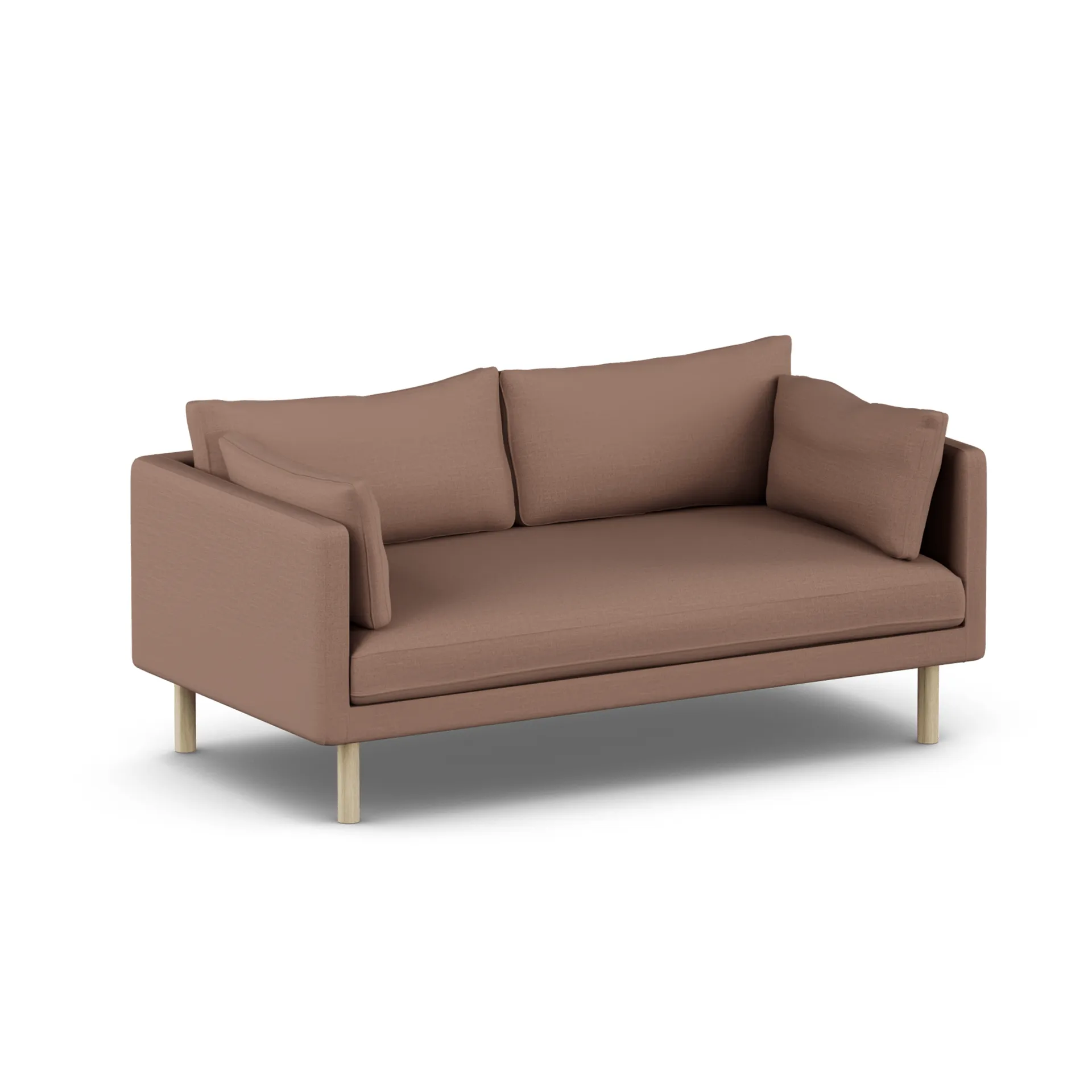Linnevik sofa, Same Rust 6675-white-oiled oak, 2-seater 1898