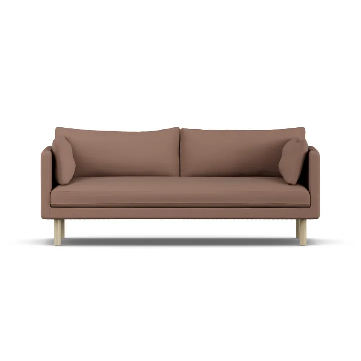 Linnevik sofa - Same Rust 6675-white-oiled oak, 3-seater, without skirt - 1898
