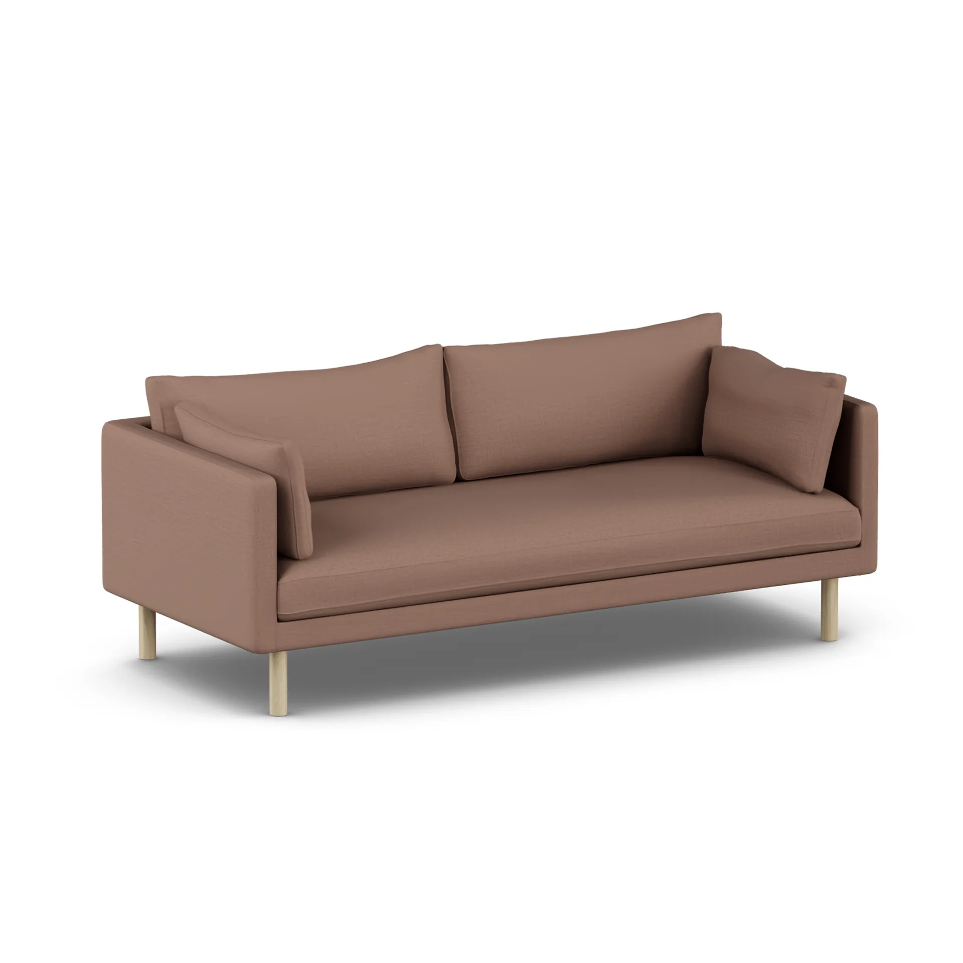 Linnevik sofa, Same Rust 6675-white-oiled oak, 3-seater 1898
