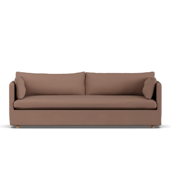 Linnevik sofa - Same Rust 6675-white-oiled oak, 4-seater, with skirt - 1898