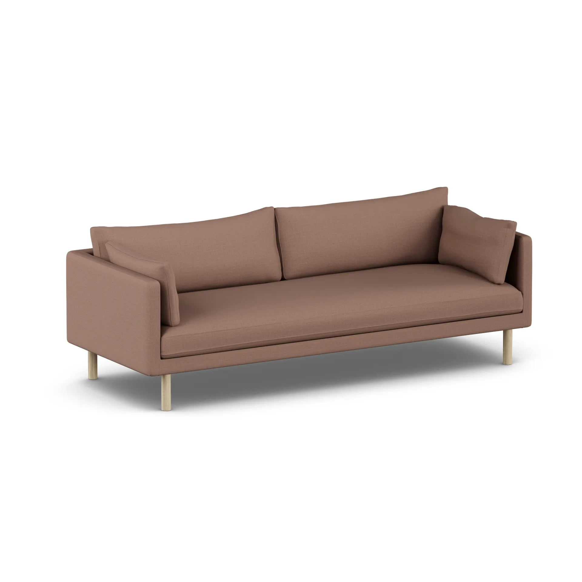 Linnevik sofa, Same Rust 6675-white-oiled oak, 4-seater 1898