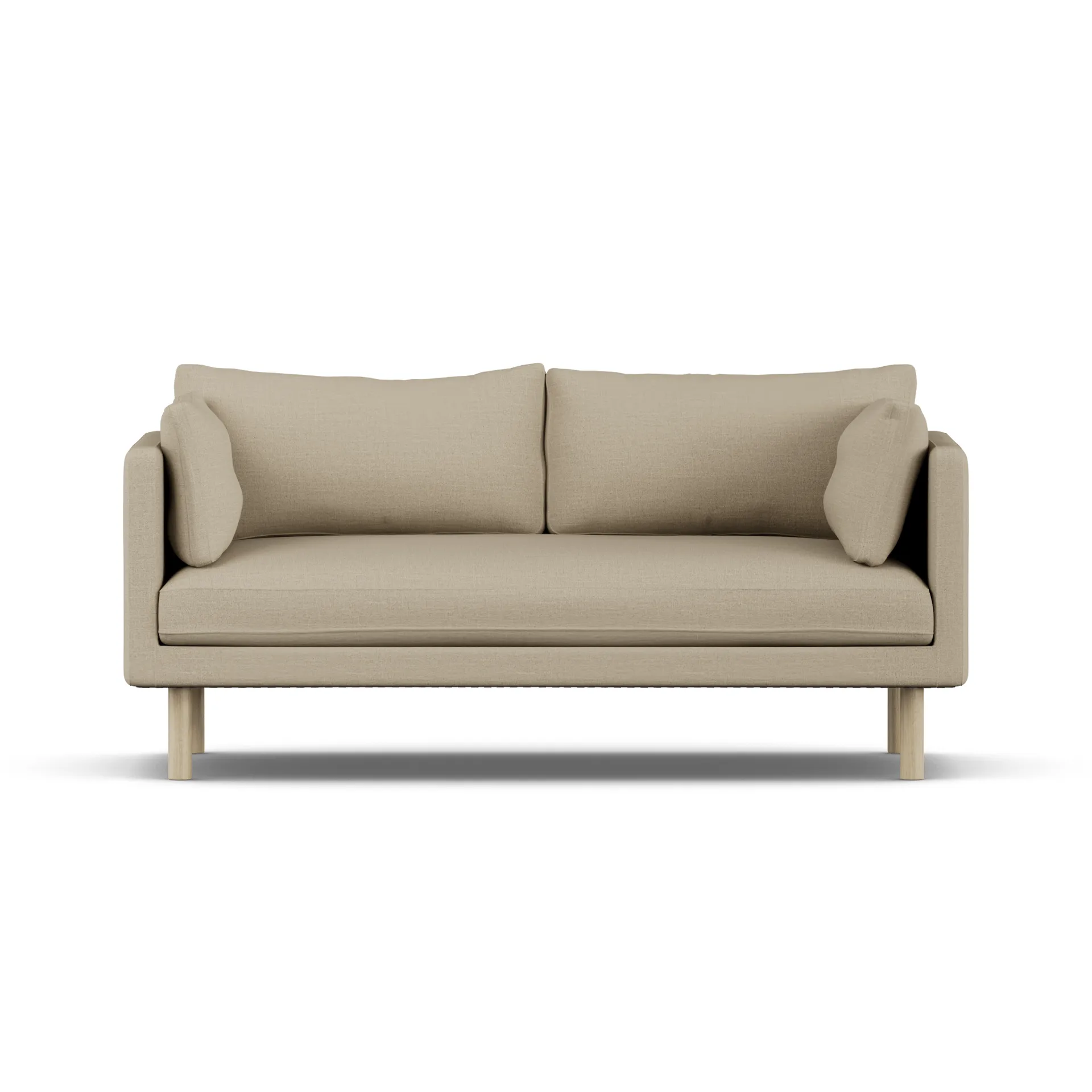 Linnevik sofa, Same Sand 6672-white-oiled oak, 2-seater 1898