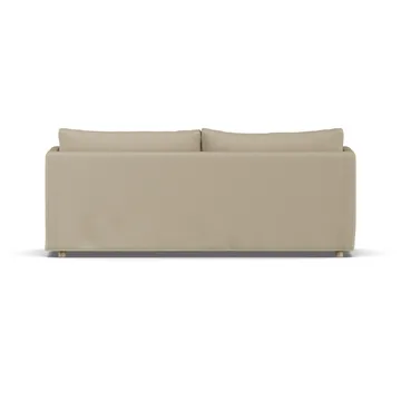 Linnevik sofa - Same Sand 6672-white-oiled oak, 3-seater, with skirt - 1898