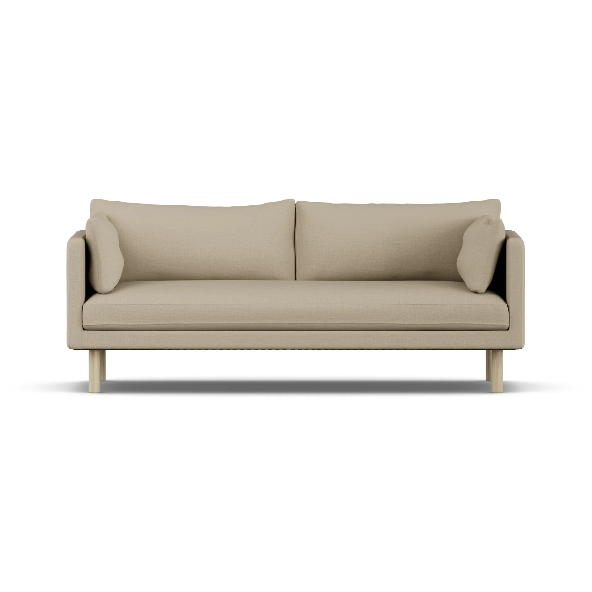 Linnevik sofa, Same Sand 6672-white-oiled oak, 3-seater 1898