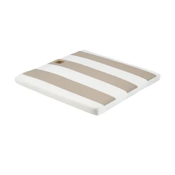 Lunda seat pad 42x45 cm - Taupe striped - 1898
