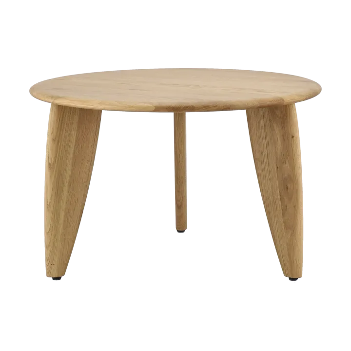 Lyckeby coffee table Ø60x37.5 cm - Natural lacquered oak - 1898