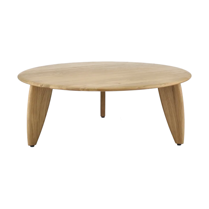 Lyckeby coffee table Ø80x29 cm - Natural lacquered oak - 1898