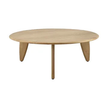 Lyckeby coffee table Ø80x29 cm - Natural lacquered oak - 1898