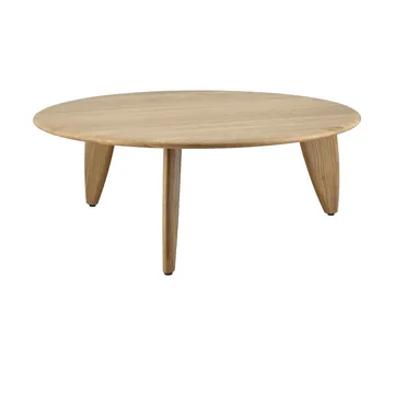 Lyckeby coffee table Ø80x29 cm - Natural lacquered oak - 1898