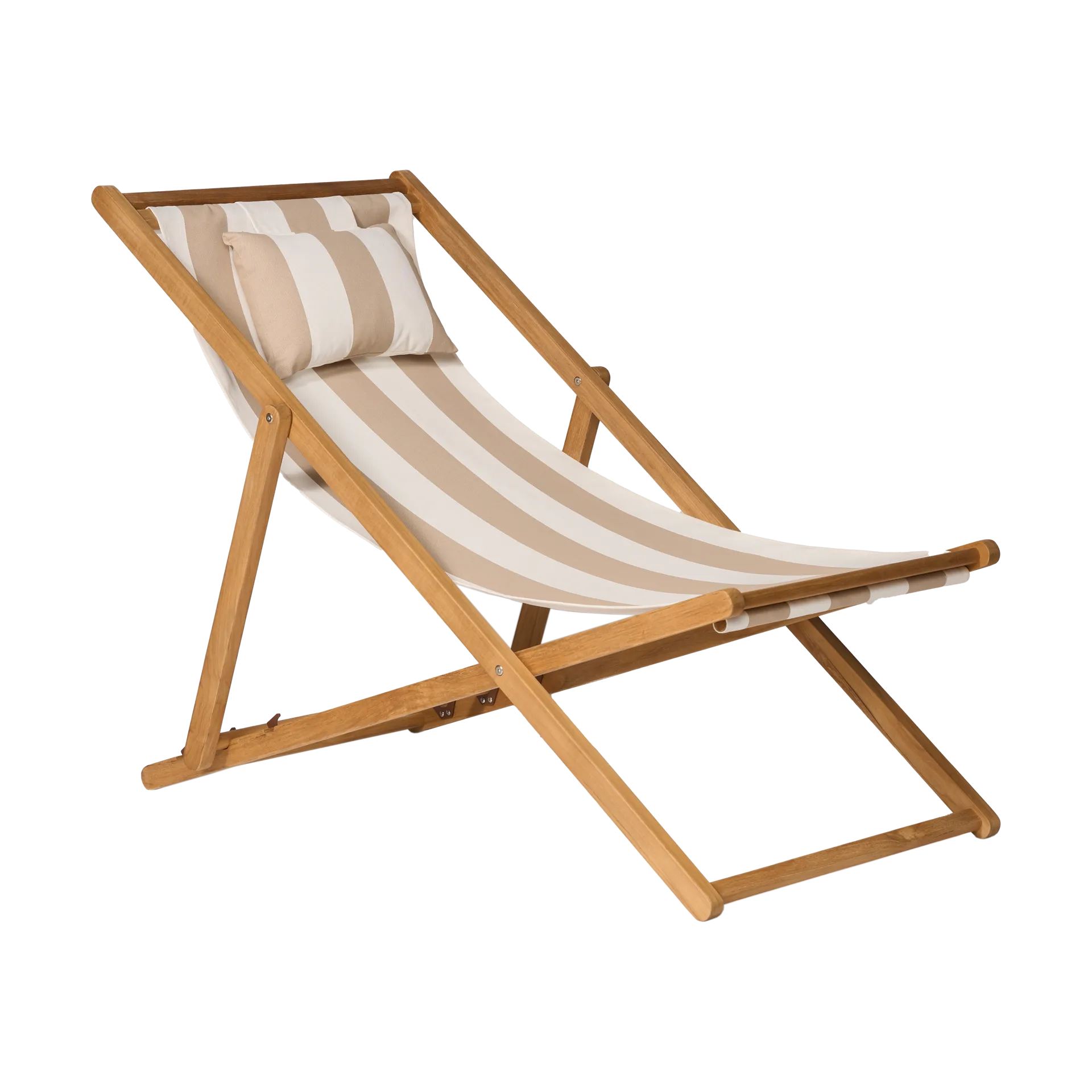 Lyckesand sun chair, Teak-beige 1898