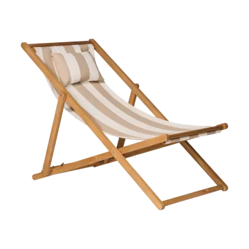 Lyckesand sun chair - Teak-beige - 1898