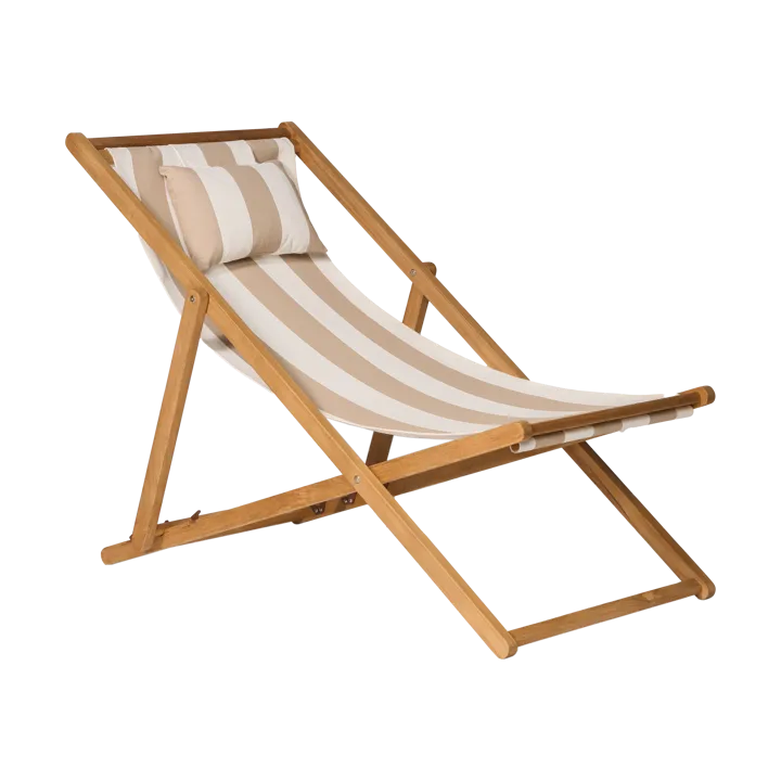 Lyckesand sun chair - Teak-beige - 1898