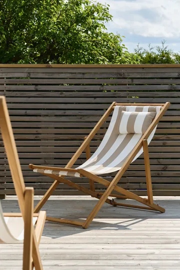 Lyckesand sun chair - Teak-beige - 1898