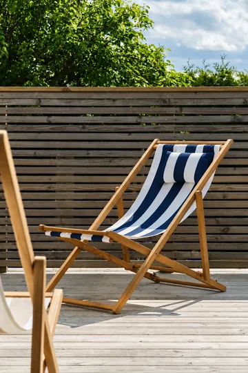 Lyckesand sun chair - Teak-blue - 1898