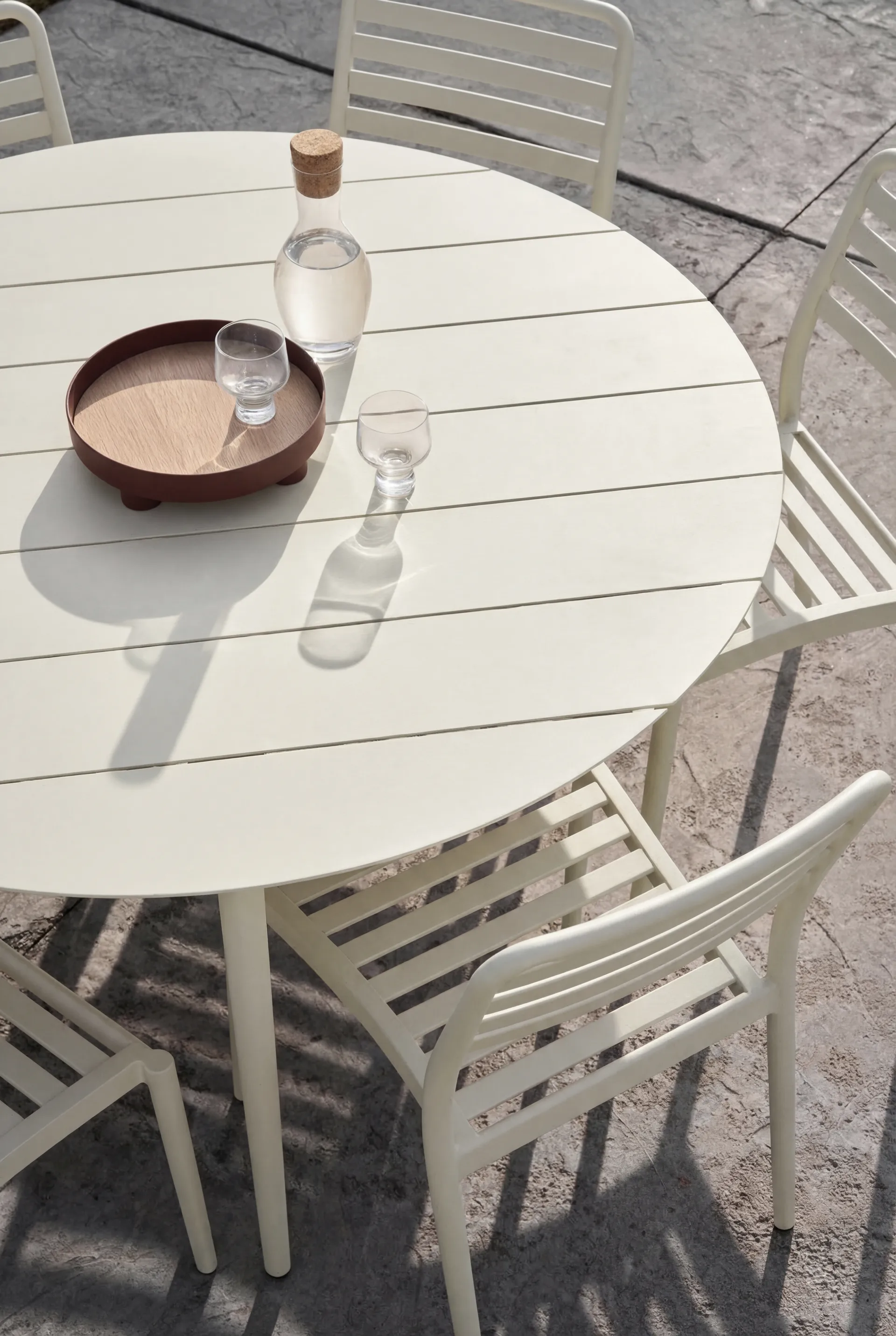 Marsala dining table, Off white, Ø140 cm 1898