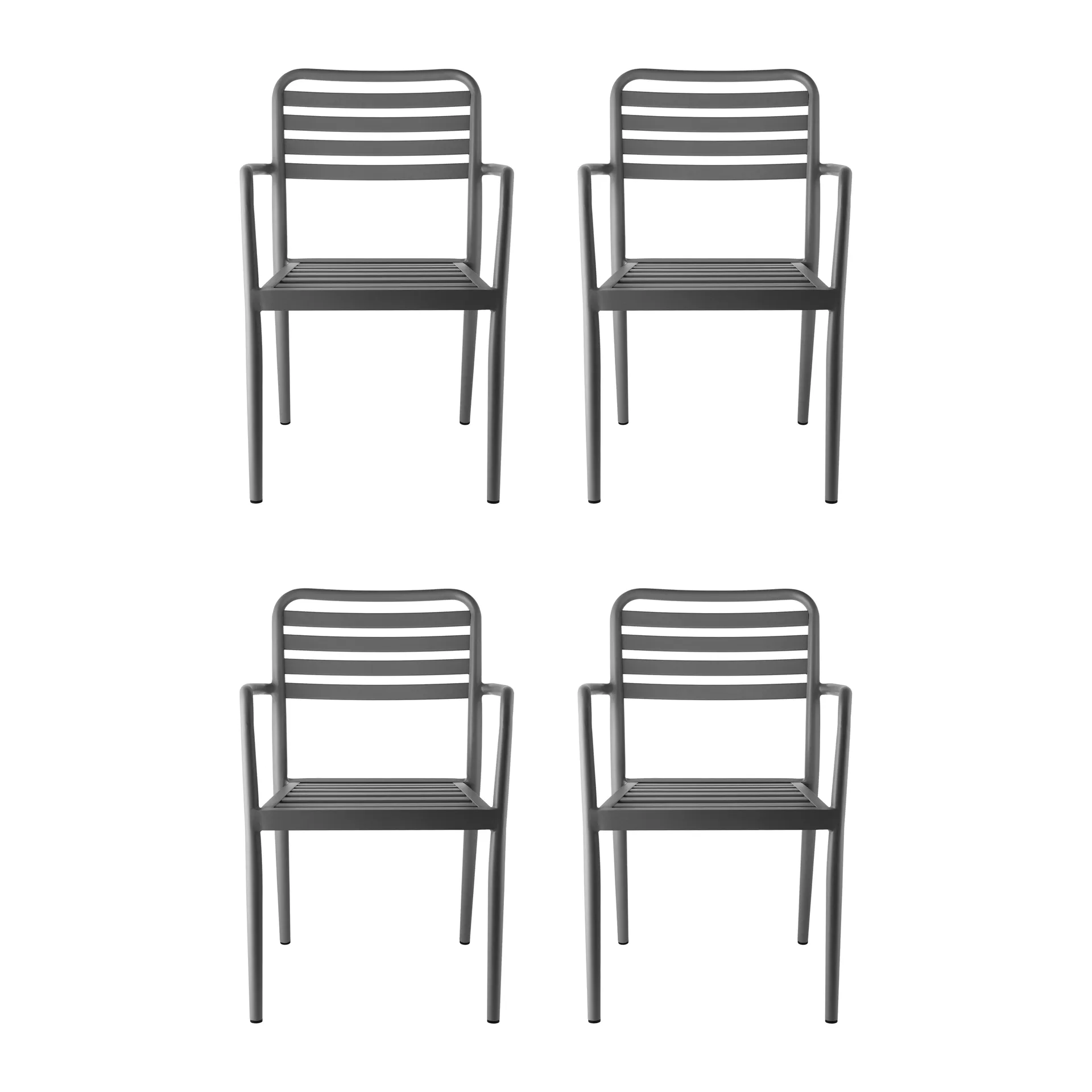 Messina armchair, Anthracite, 4-pack 1898