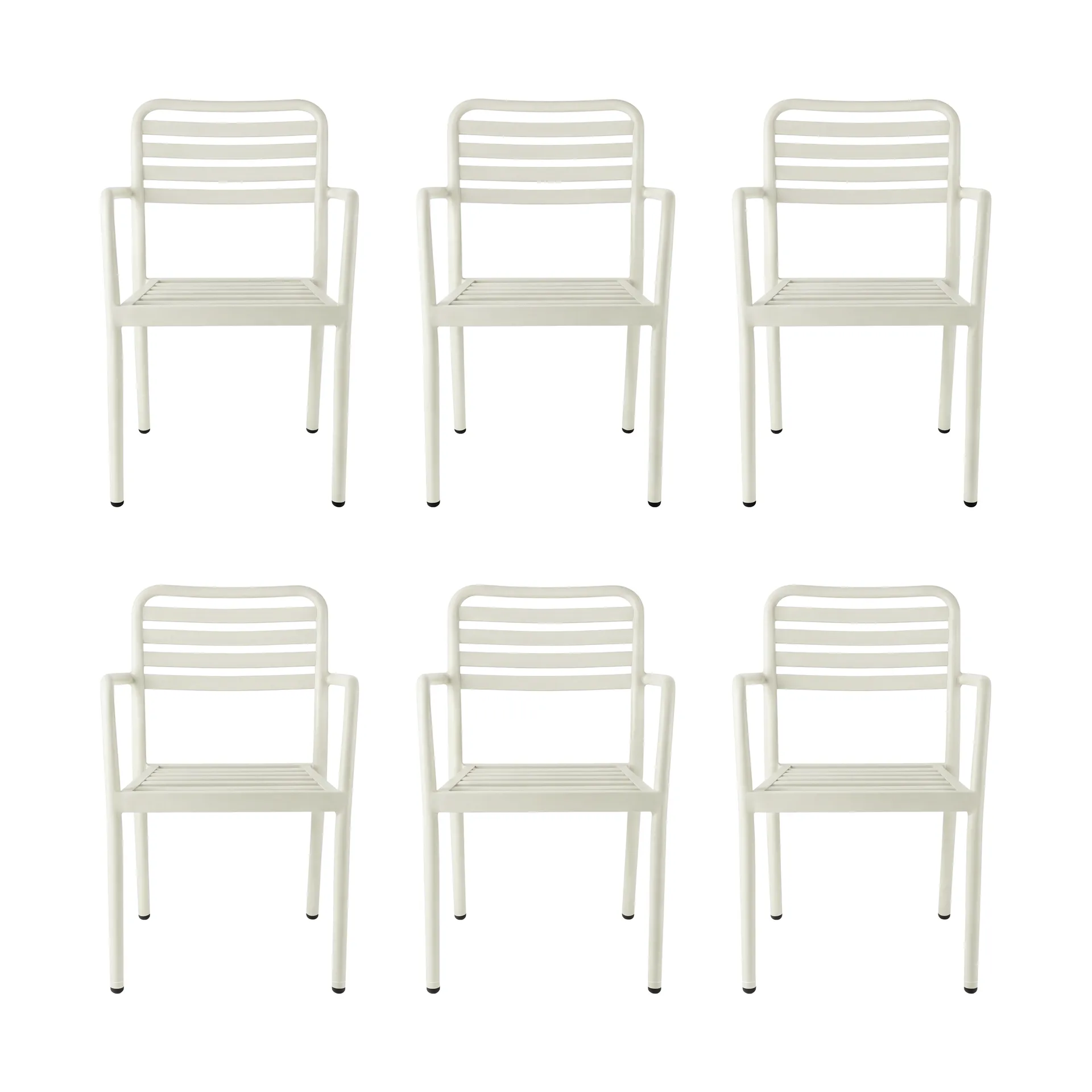 Messina armchair, Off white, 6-pack,  1898