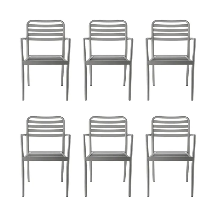 Messina armchair, Taupe, 6-pack - 1898