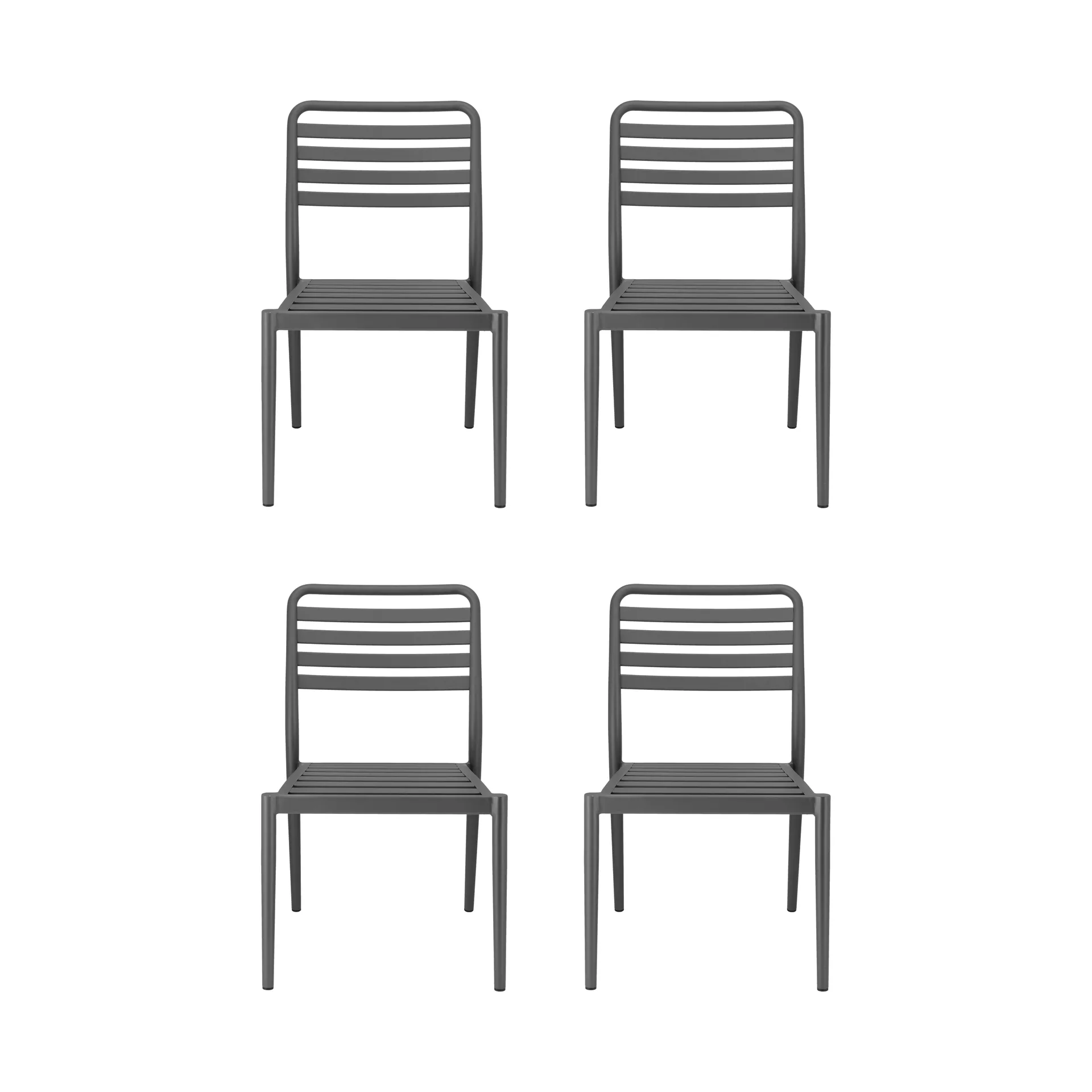 Messina chair, Anthracite, 4-pack,  1898