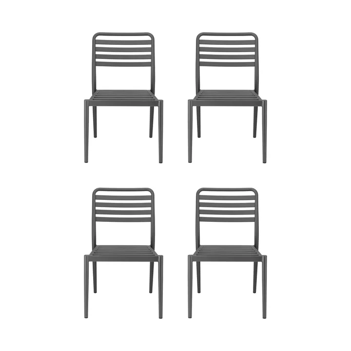 Messina chair, Anthracite, 4-pack - 1898