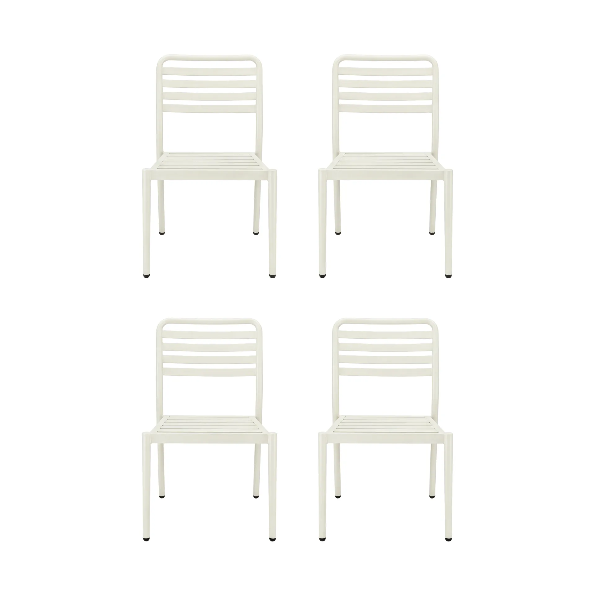 Messina chair, Off white, 4-pack,  1898