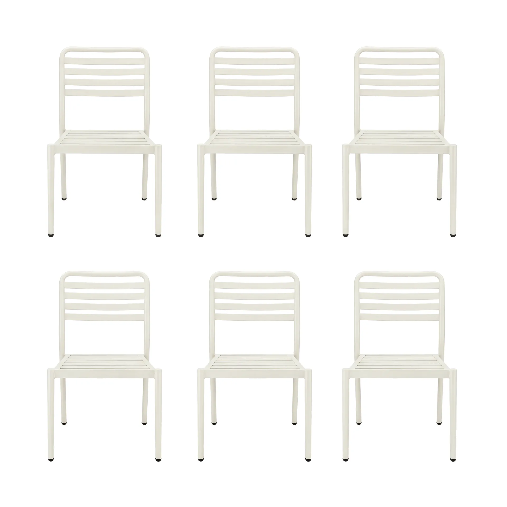 Messina chair, Off white, 6-pack,  1898