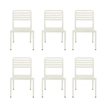Messina chair, Off white, 6-pack - 1898