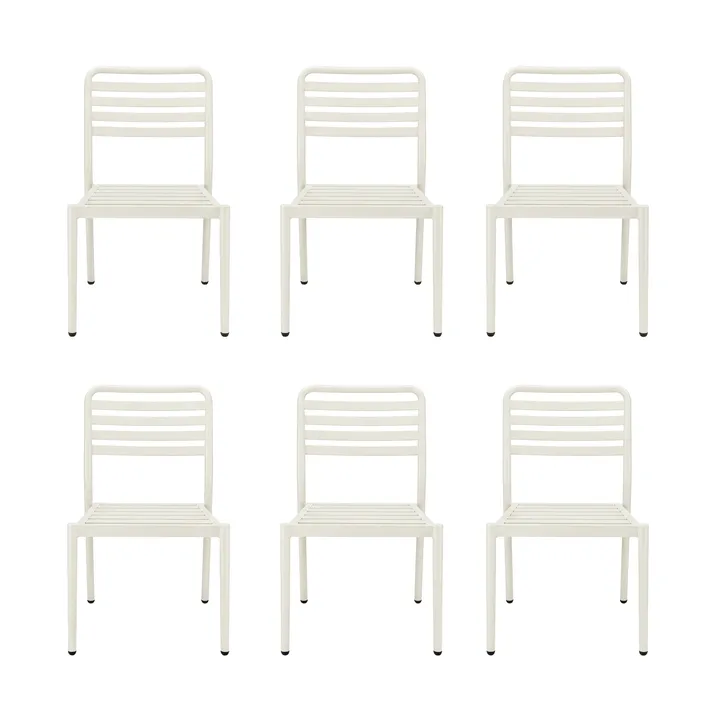 Messina chair, Off white, 6-pack - 1898