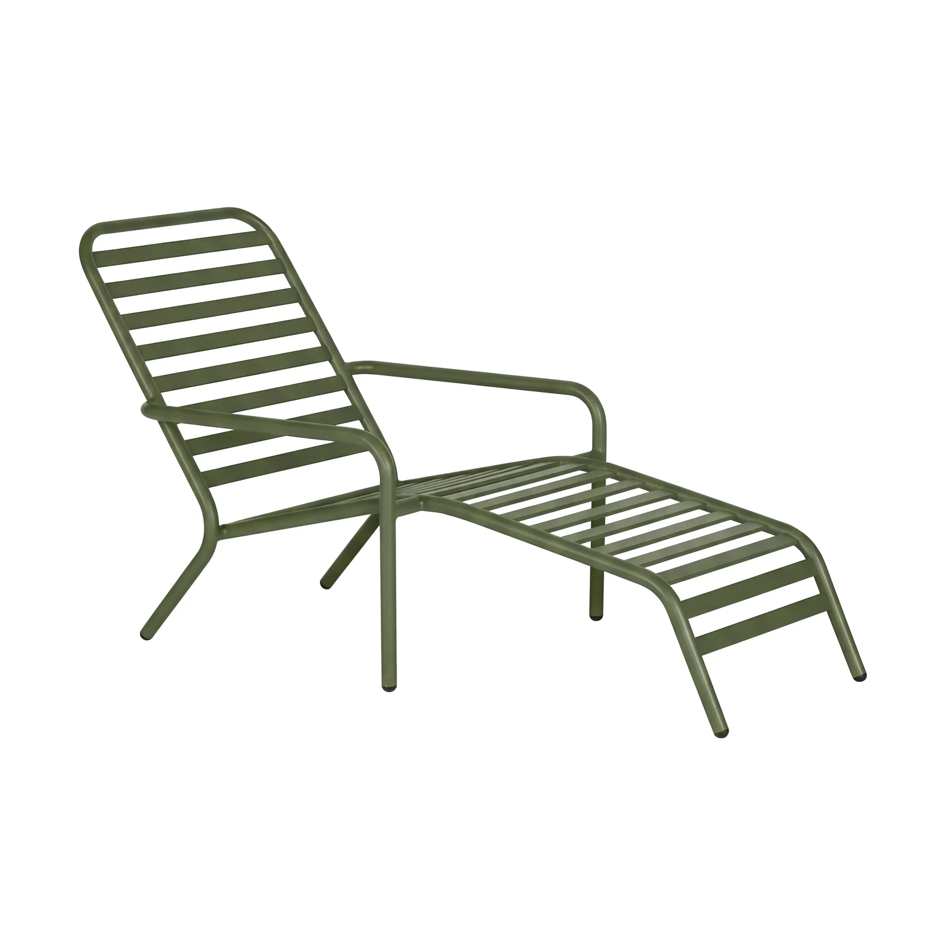 Messina sun lounger, Moss green 1898