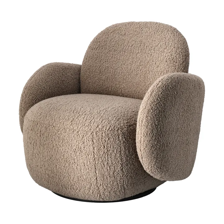 Mo armchair with swivel function - Glore brown - 1898