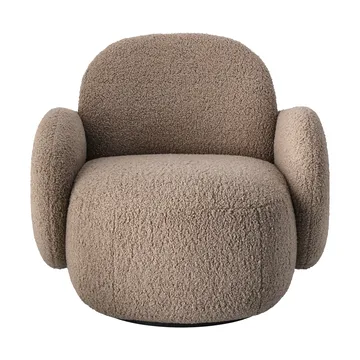 Mo armchair with swivel function - Glore brown - 1898
