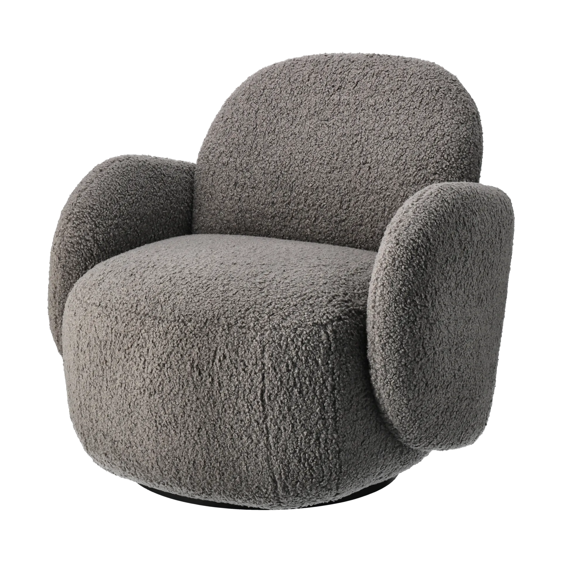 Mo armchair with swivel function, Glore grey 1898