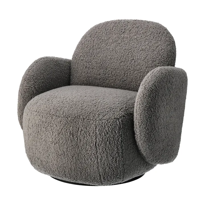 Mo armchair with swivel function - Glore grey - 1898