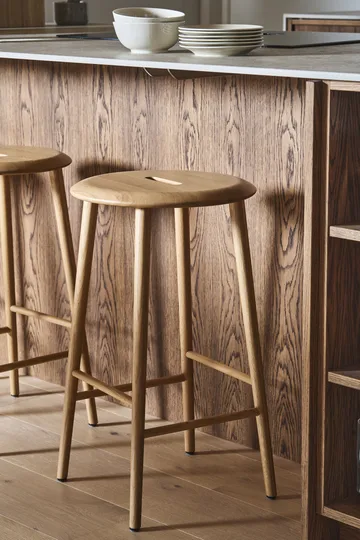Norrabo barstool 65 cm - Natural lacquered oak - 1898