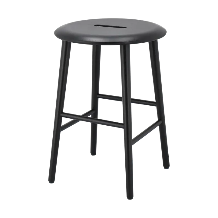 Norrabo stool 53 cm - Black lacquered oak - 1898