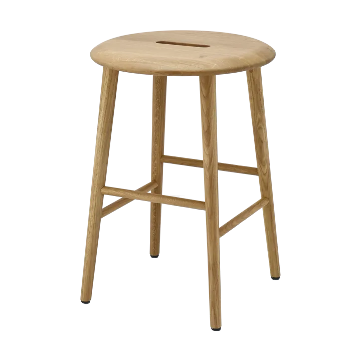 Norrabo stool 53 cm - Natural lacquered oak - 1898