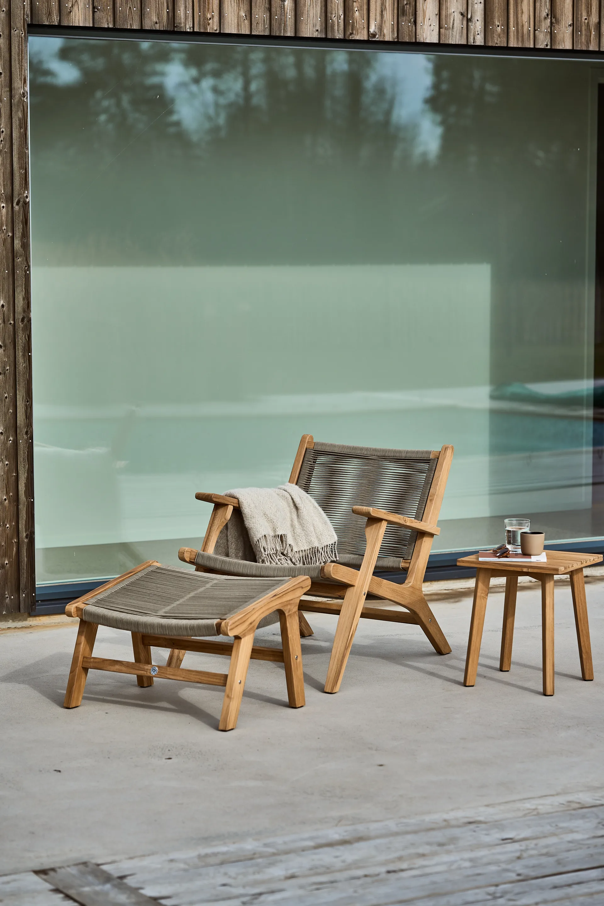 Sandvik foot stool, Teak 1898