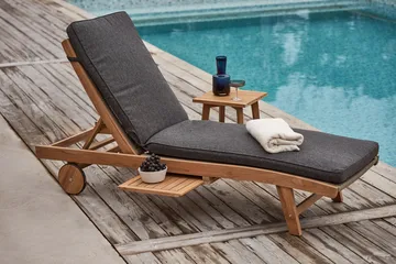 Sandvik sunbed cushion - Dark grey - 1898