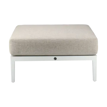 Santander footstool - White-beige - 1898