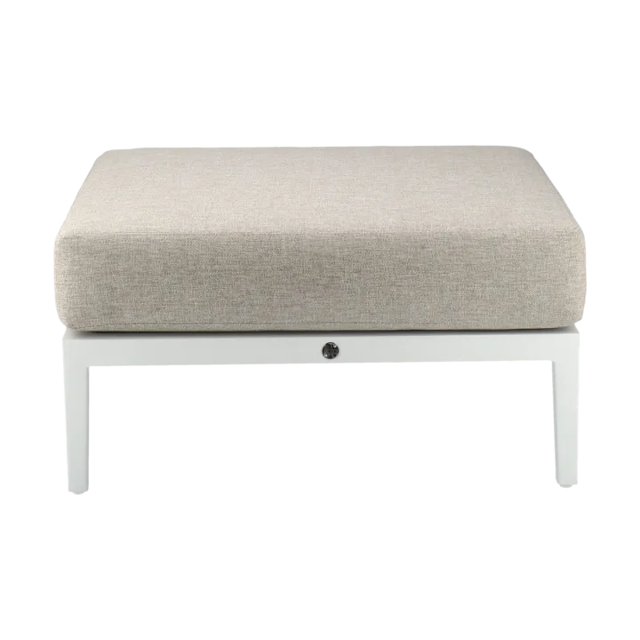 Santander footstool - White-beige - 1898