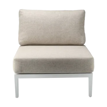 Santander modul sofa center module - White-beige - 1898