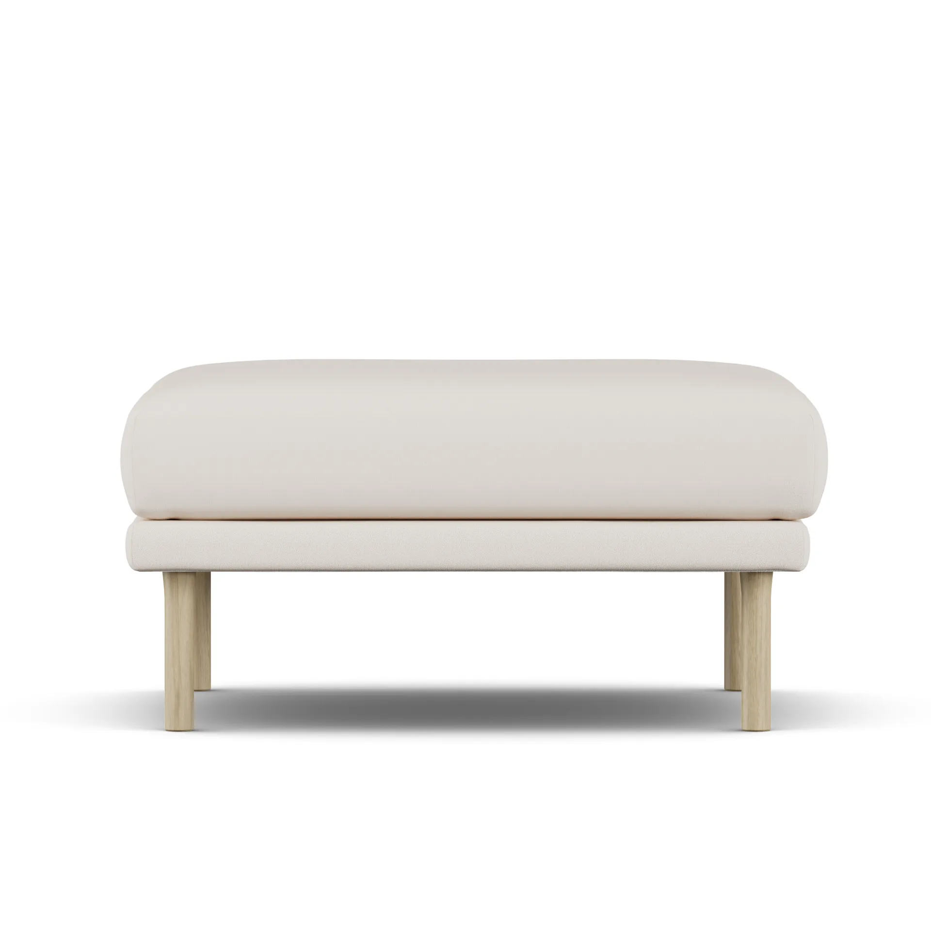 Sjövik footstool, Caleido Beige 9600-white-oiled oak 1898