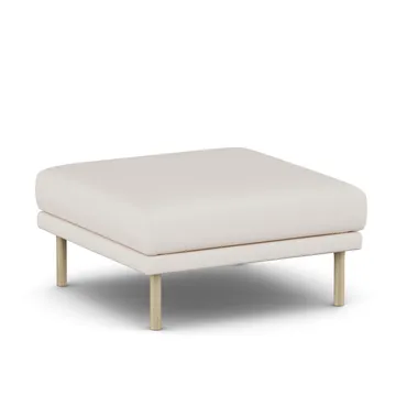 Sjövik footstool - Caleido Beige 9600-white-oiled oak - 1898