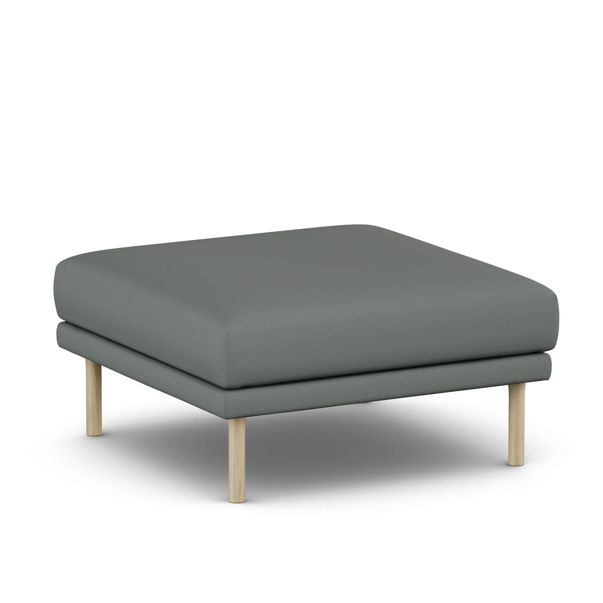Sjövik footstool, Caleido Grey 1240-white-oiled oak 1898
