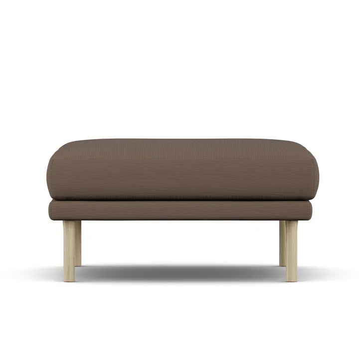 Sjövik footstool - Jump Brown 1955-white-oiled oak - 1898
