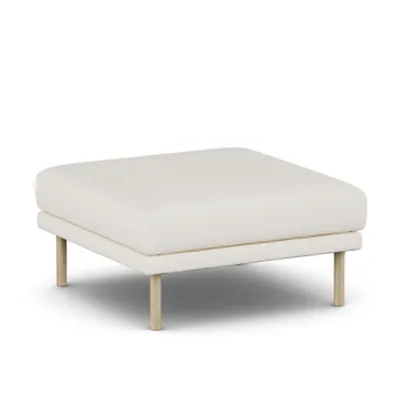 Sjövik footstool - Jump Off White 1954-white-oiled oak - 1898