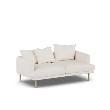 Sjövik sofa - Caleido Beige 9600-white-oiled oak, 2,5-seater - 1898