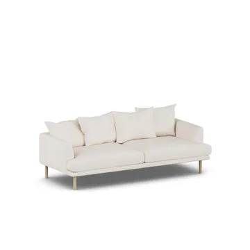 Sjövik sofa - Caleido Beige 9600-white-oiled oak, 3-seater - 1898