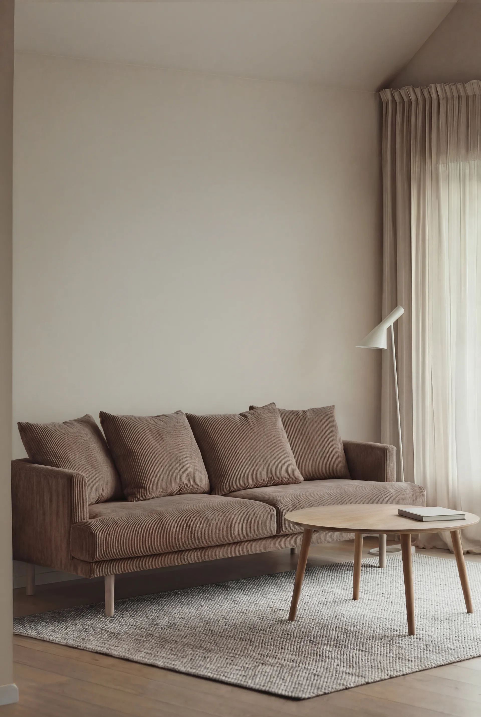 Sjövik sofa, Jump Brown 1955-white-oiled oak, 3-seater 1898
