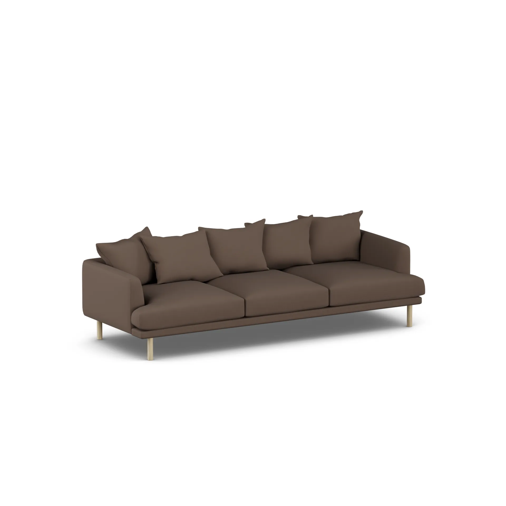 Sjövik sofa, Jump Brown 1955-white-oiled oak, 3,5-seater 1898